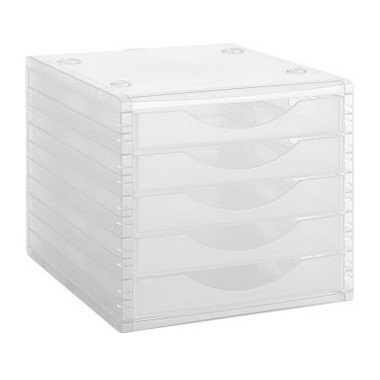 Modulo De 5 Cajones Cristal