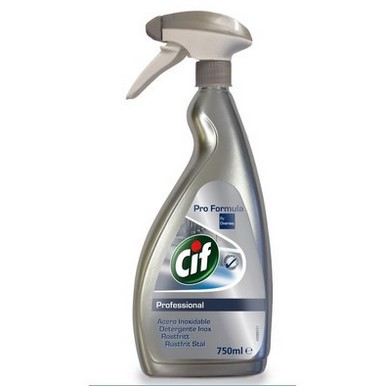 Limpiador Acero Inoxidable Y Cristal  Cif 750Ml