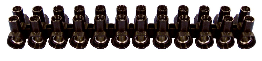 Paquete 20 - REGLETA NEGRA PA6 6,0MM