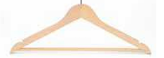 PERCHA ANTIRROBO SIN PINZAS MADERA (10uds)