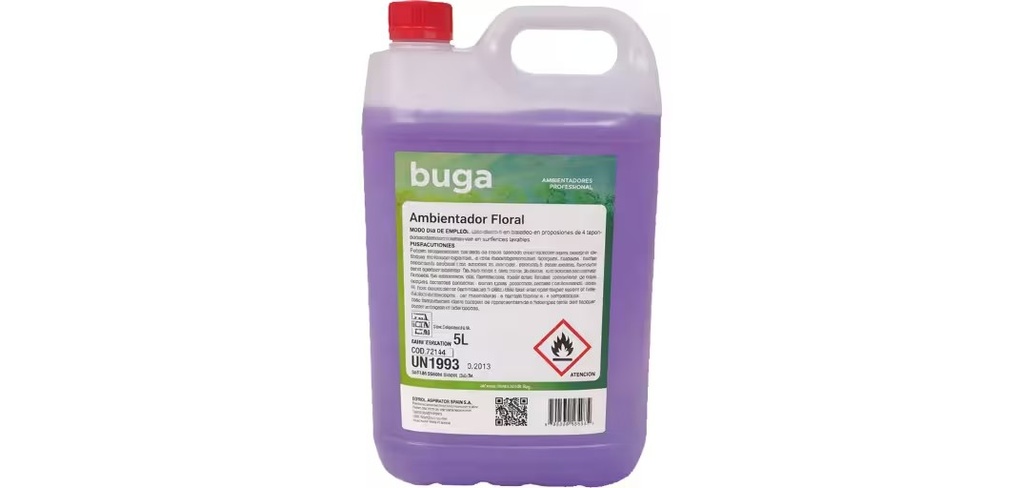 AMBIENTADOR FLORAL BUGA - GARRAFA DE 5L