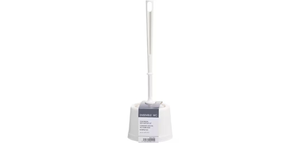 ESCOBILLA + SOPORTE WC BLANCO 