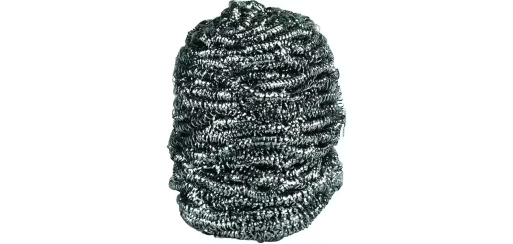 ESTROPAJO BOLA DE ACERO INOXIDABLE NICOLS 60 G - PAQUETE DE 10