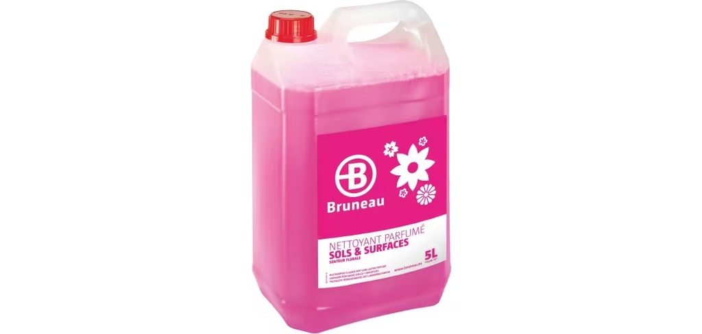 DETERGENTES SUELO Y SUPERFICIE BRUNEAU FLORAL - GARRAFA 5 LITROS