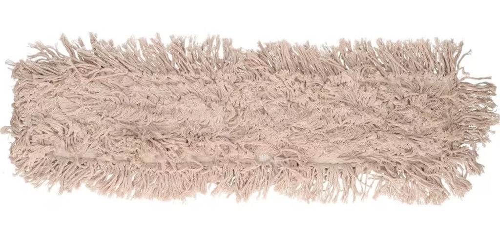 RECAMBIO DE MOPA DE ALGODÓN CON FLECO - 75 X 15 CM