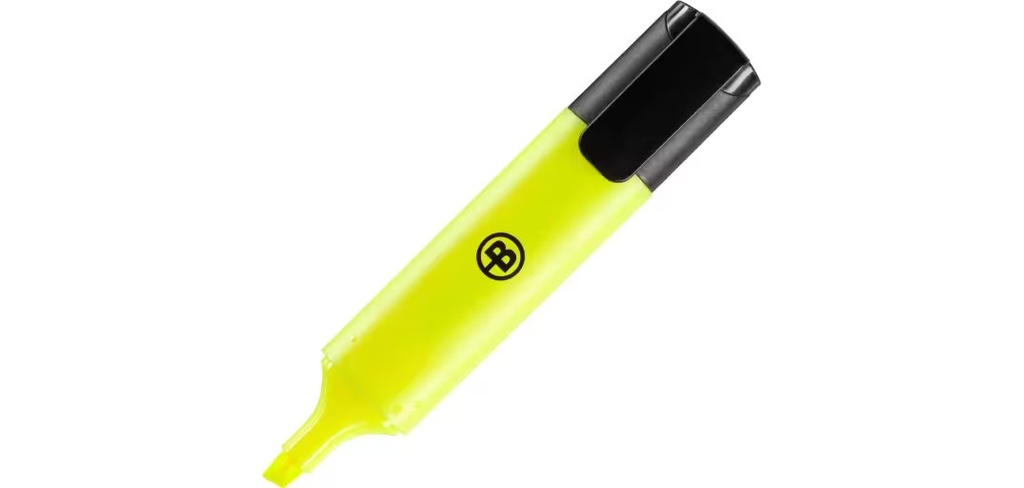 SUBRAYADOR FLUORESCENTE AMARILLO BRUNEAU
